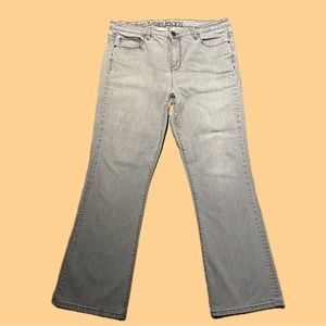Calvin Klein Jeans Straight Leg Light Gray Jeans